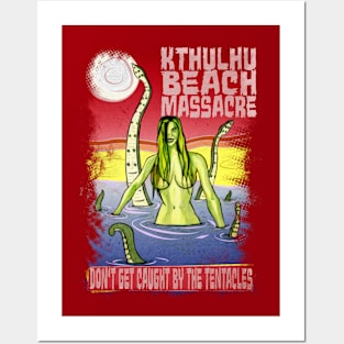 Kthulu Beach Massacre Posters and Art